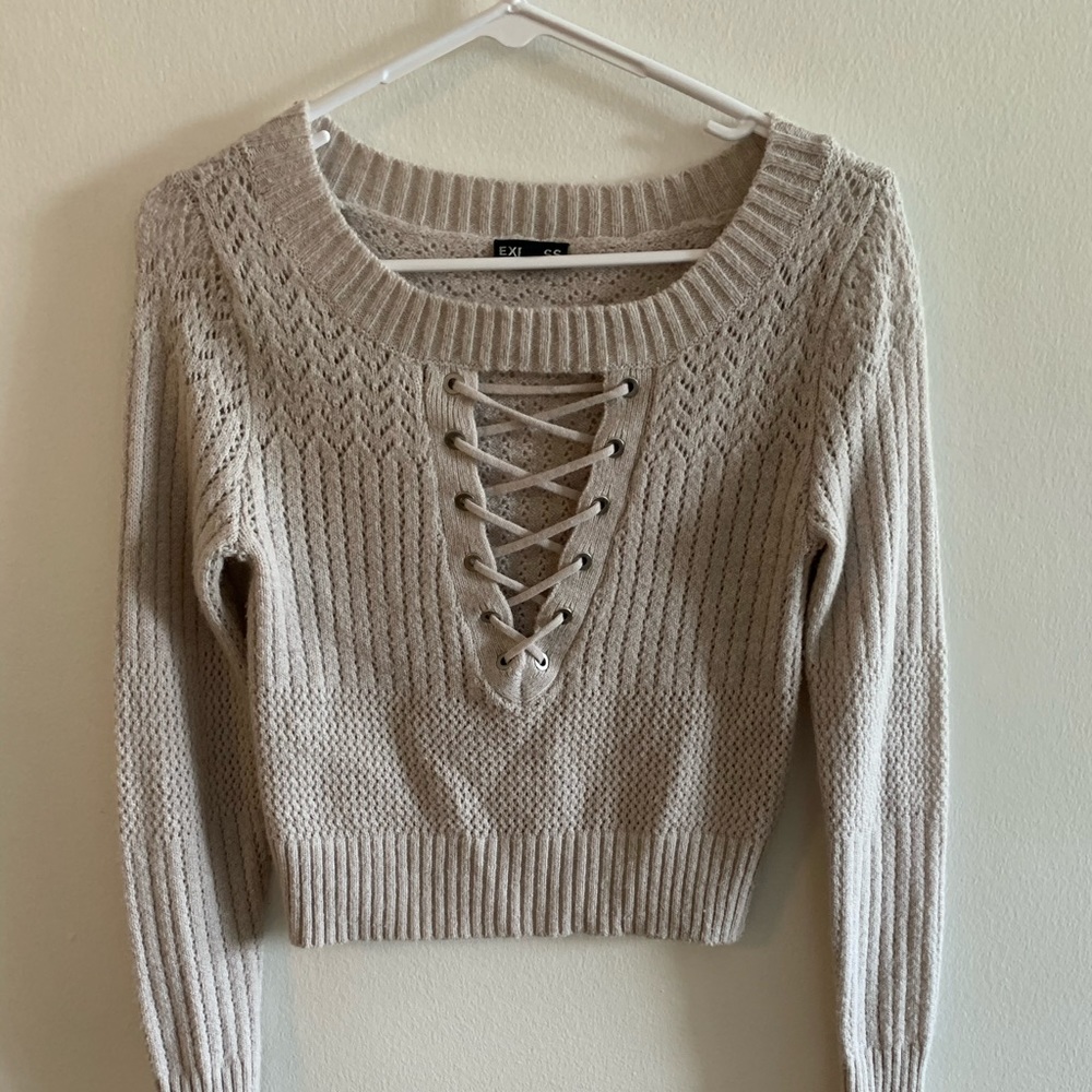 Express Cropped Sweater